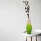 Uniquewise Contemporary Bamboo Floor Flower Vase Tear Drop Design for Dining, Living, Entryway, Small Green QI004271.S - alternate 6